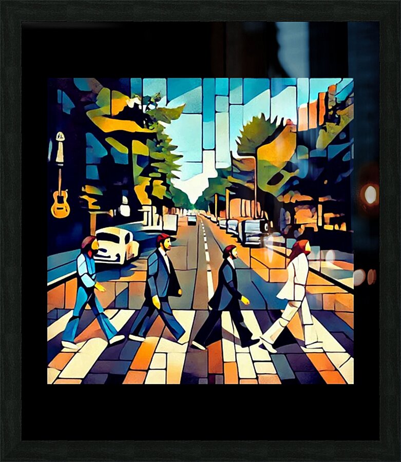 The Beatles 16 Picture Frame print