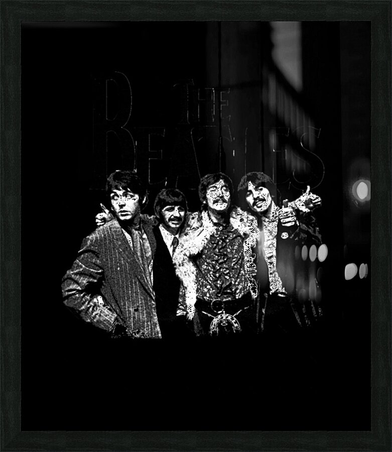 The Beatles 18 Picture Frame print