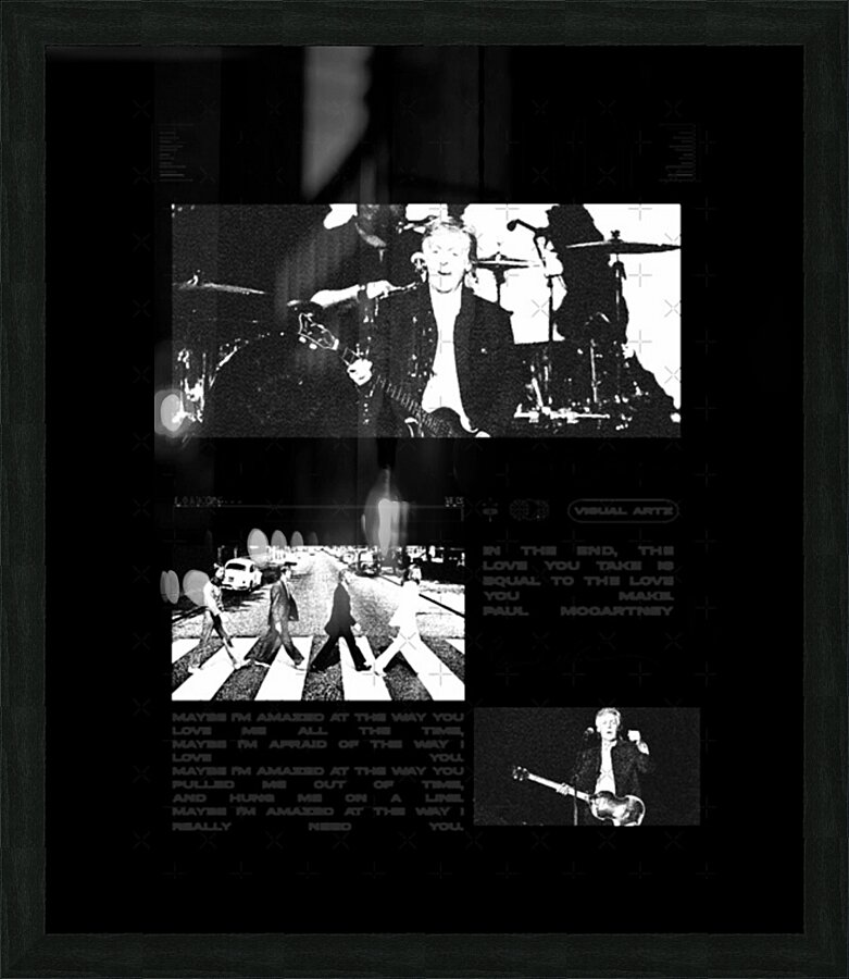 The Beatles 25 Picture Frame print
