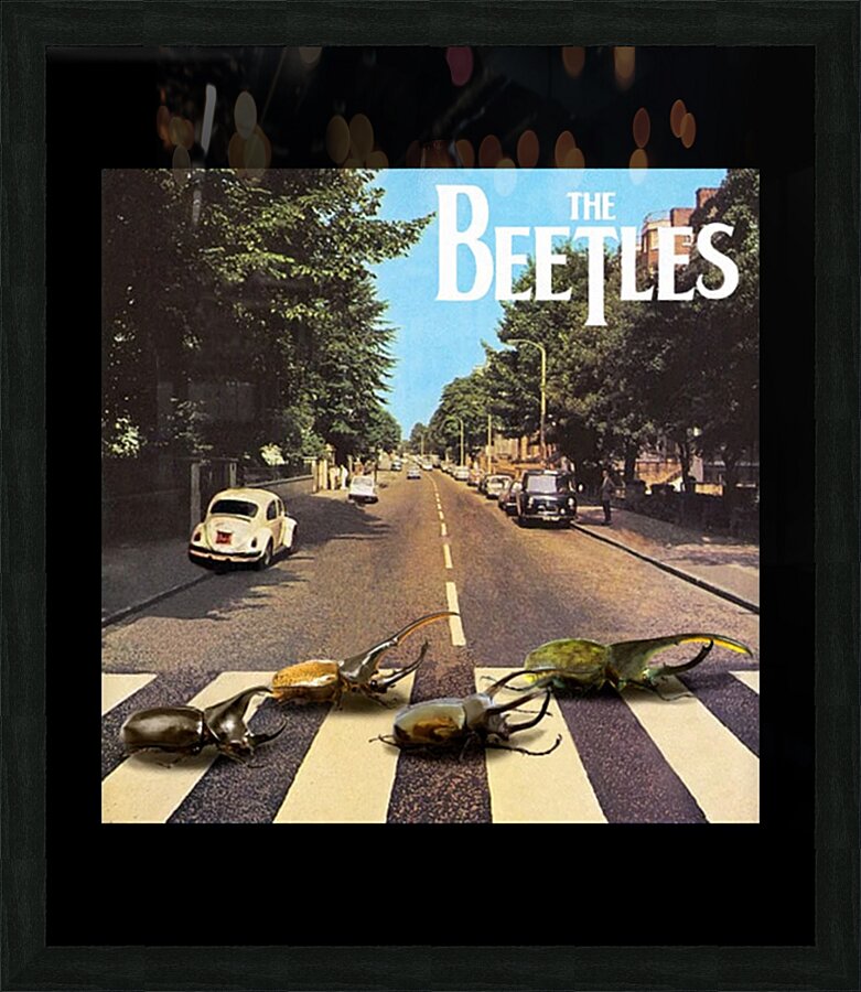 The Beatles 32 Picture Frame print