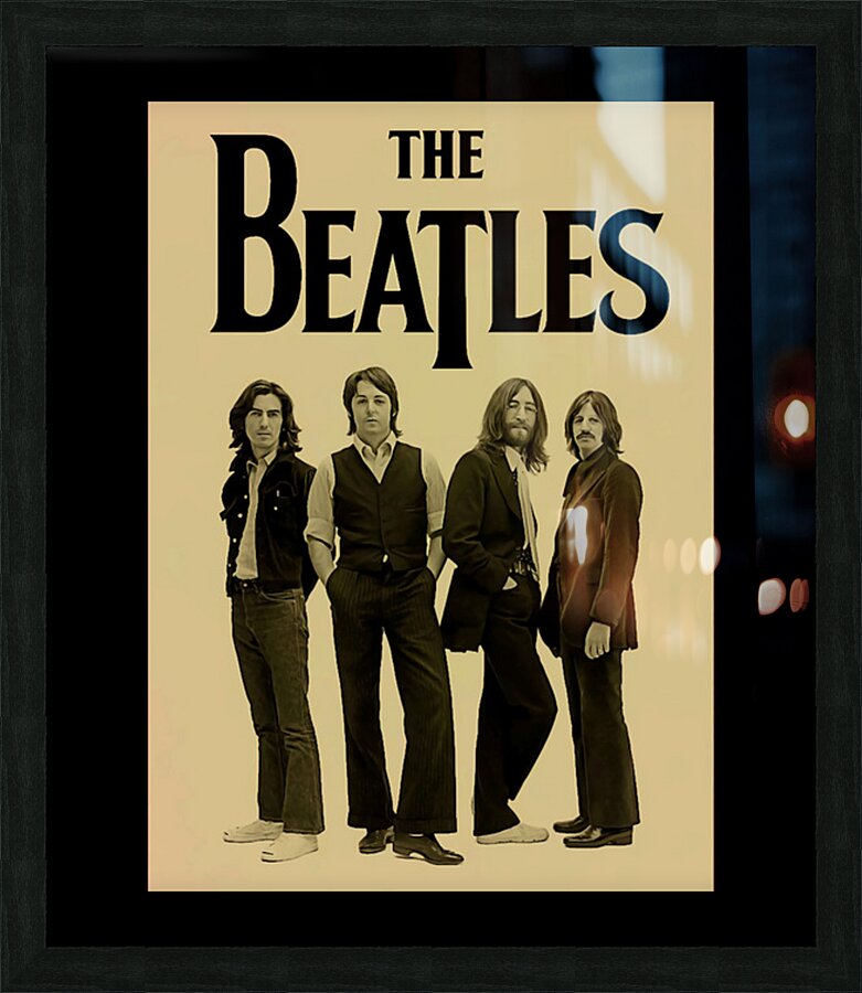 The Beatles 36 Picture Frame print