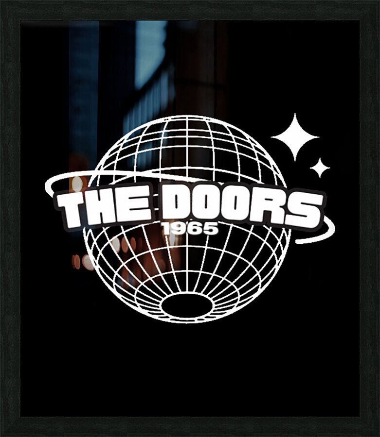 The Doors 9 Picture Frame print
