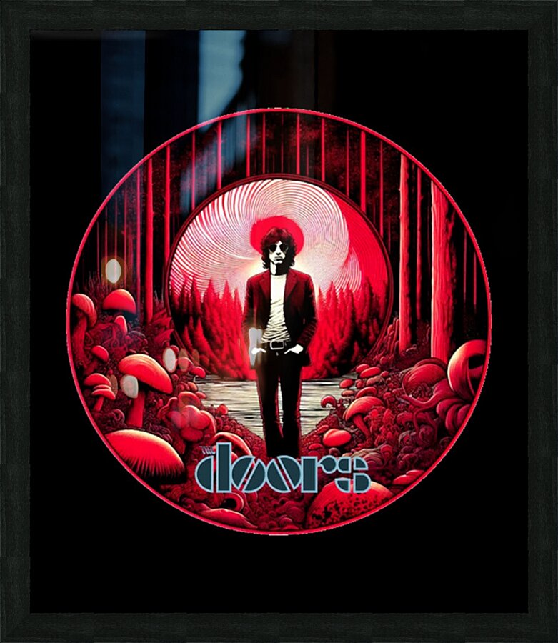 The Doors 41 Picture Frame print