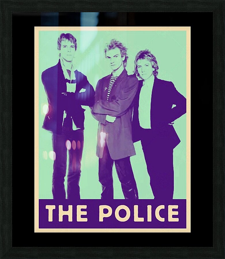 The Police 2 Picture Frame print