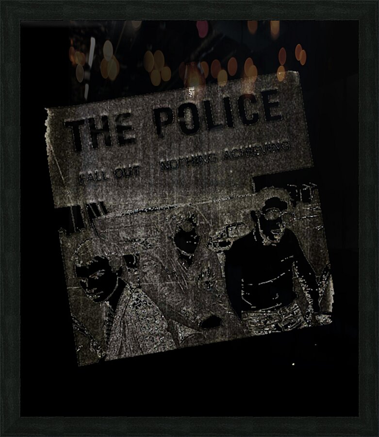 The Police 34 Picture Frame print