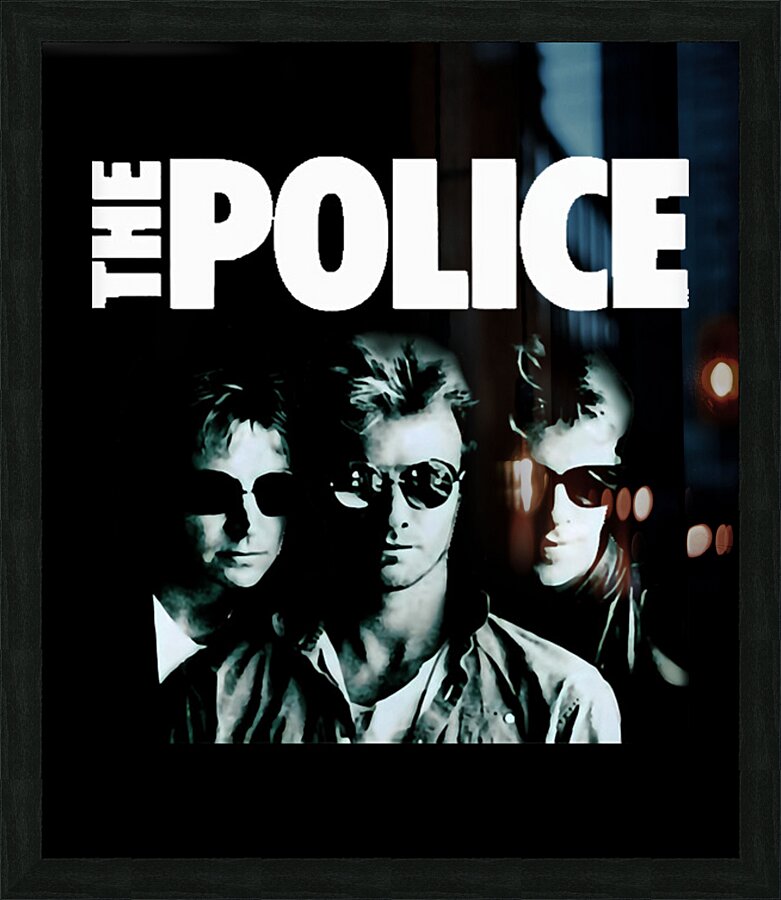 The Police 46 Picture Frame print