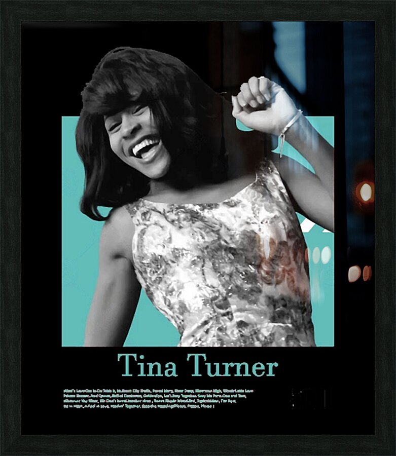 Tina Turner 7 Picture Frame print
