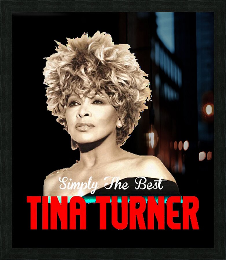 Tina Turner 48 Picture Frame print