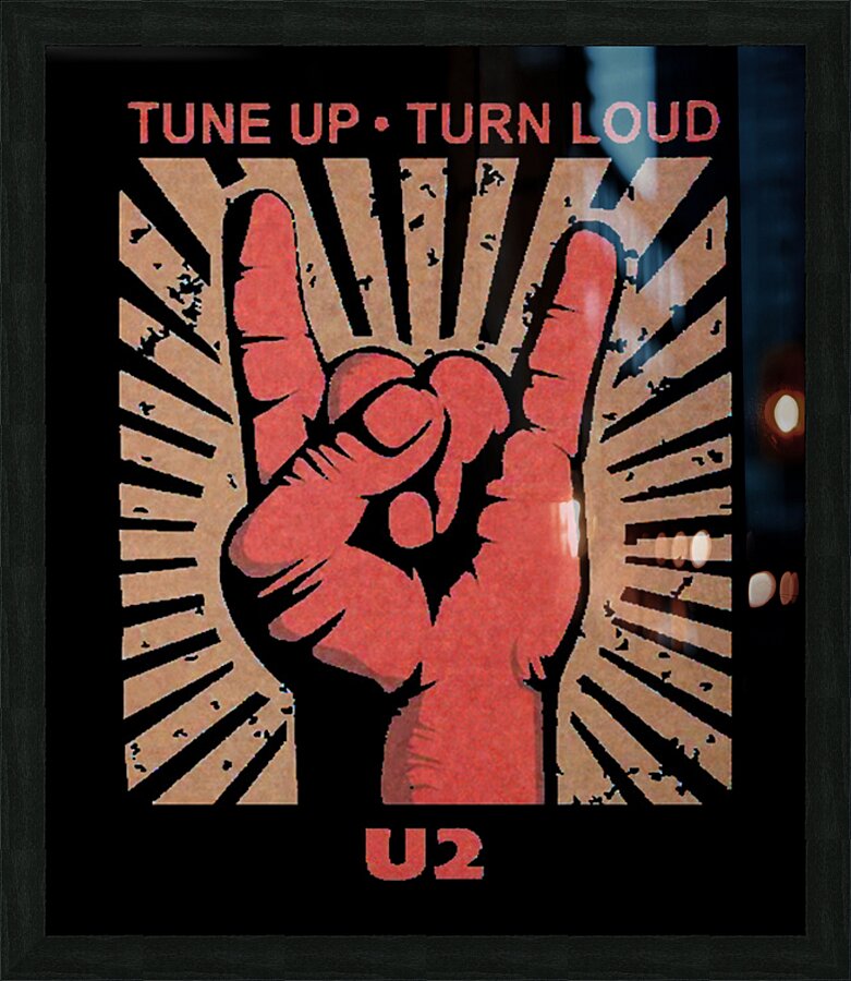 U2 2 Picture Frame print