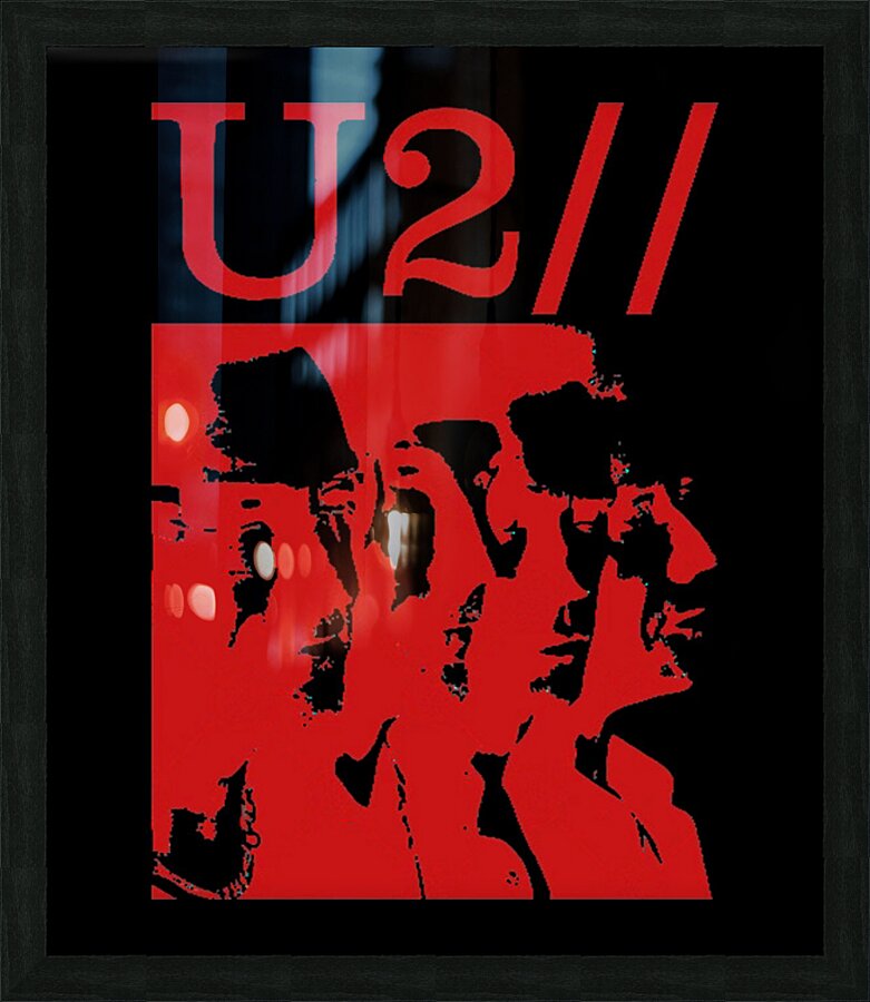 U2 4 Picture Frame print