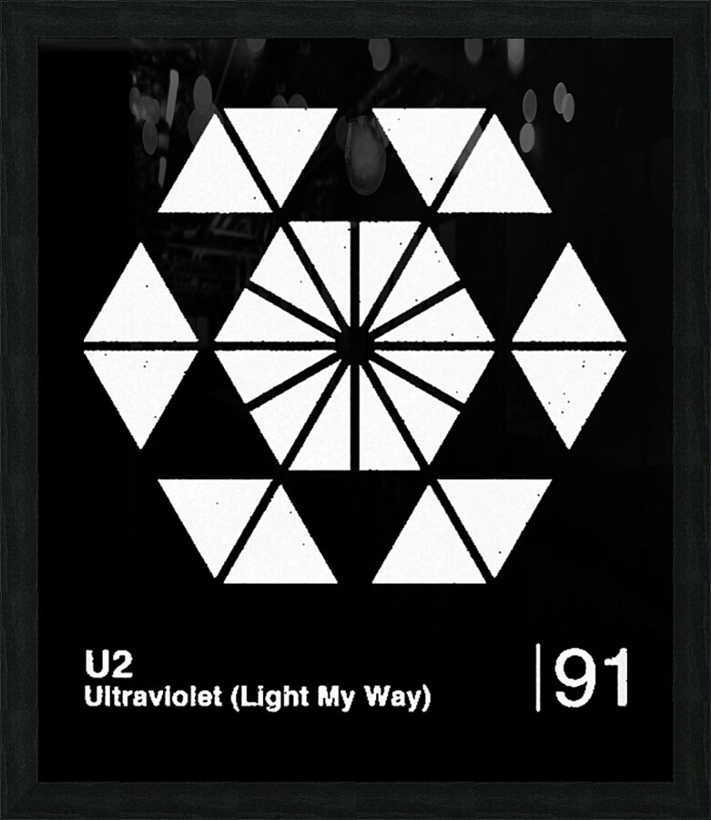 U2 8 Picture Frame print