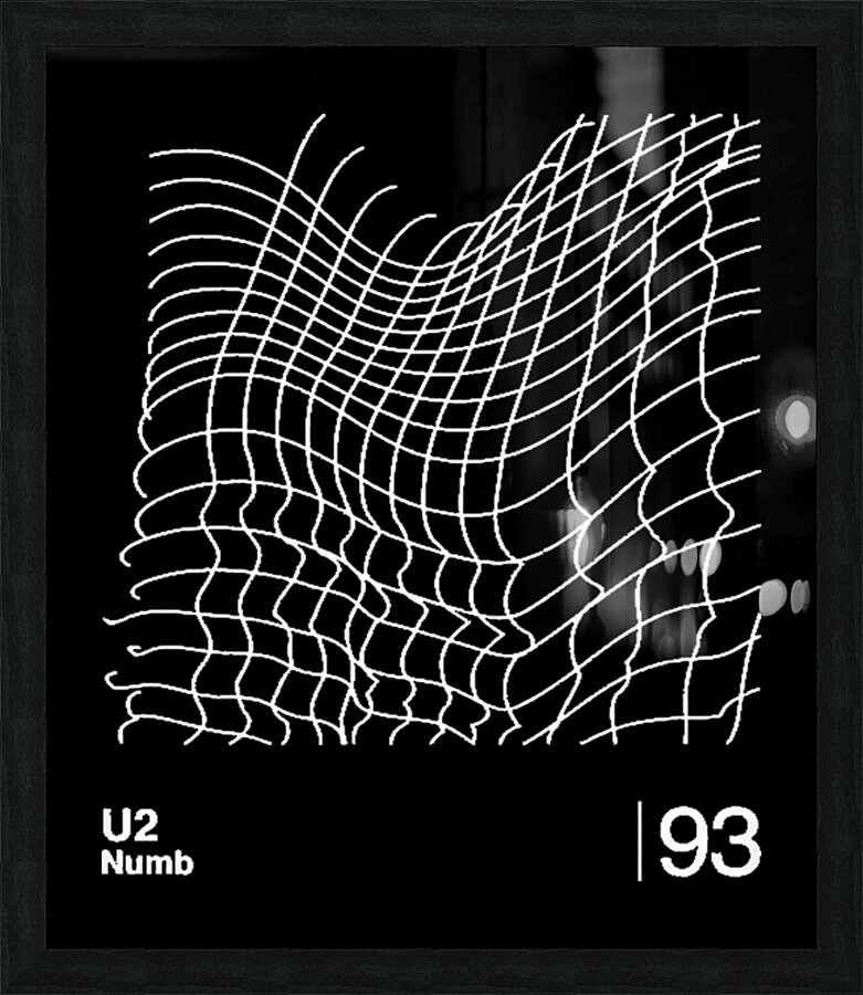 U2 9 Picture Frame print