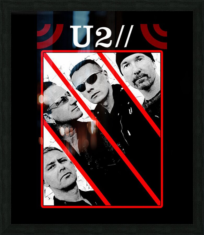 U2 13 Picture Frame print