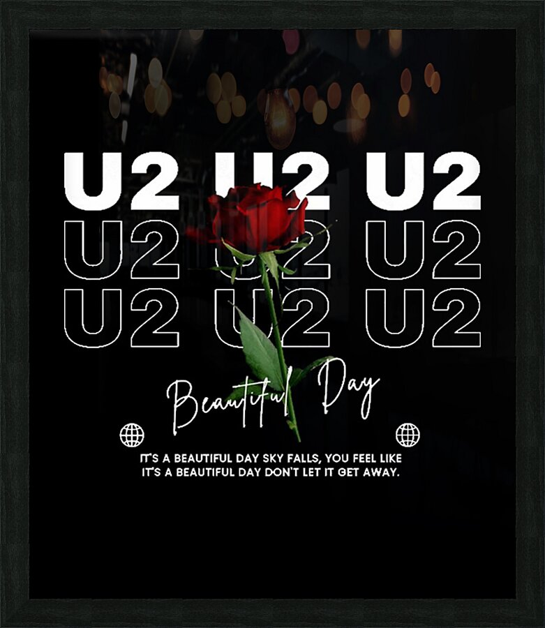 U2 15 Picture Frame print