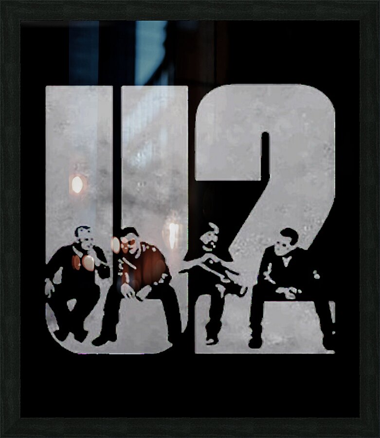 U2 17 Picture Frame print