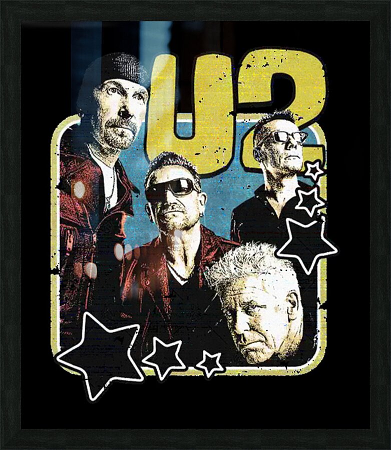 U2 18 Picture Frame print