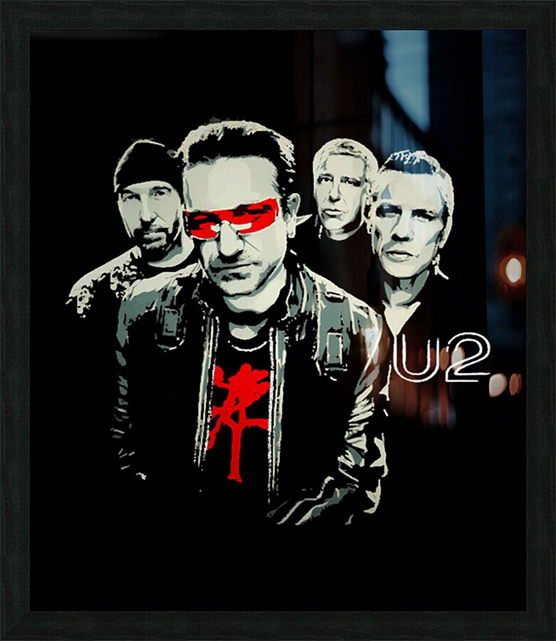 U2 19 Picture Frame print