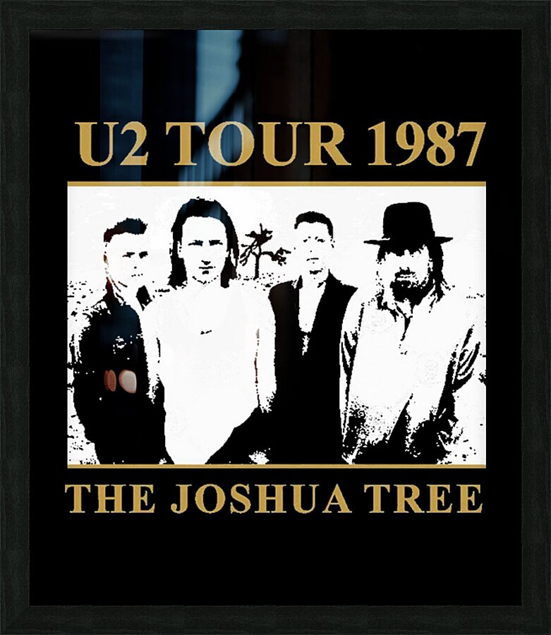 U2 21 Picture Frame print