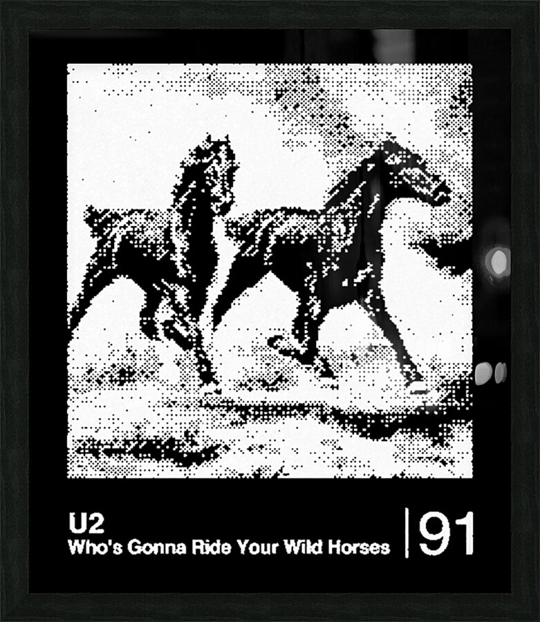 U2 23 Picture Frame print