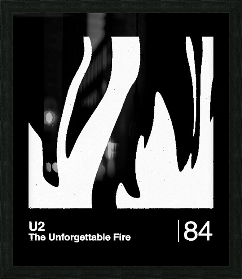U2 24 Picture Frame print