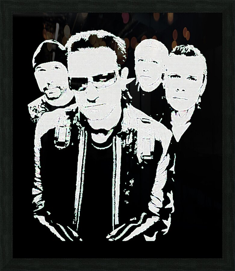 U2 26 Picture Frame print