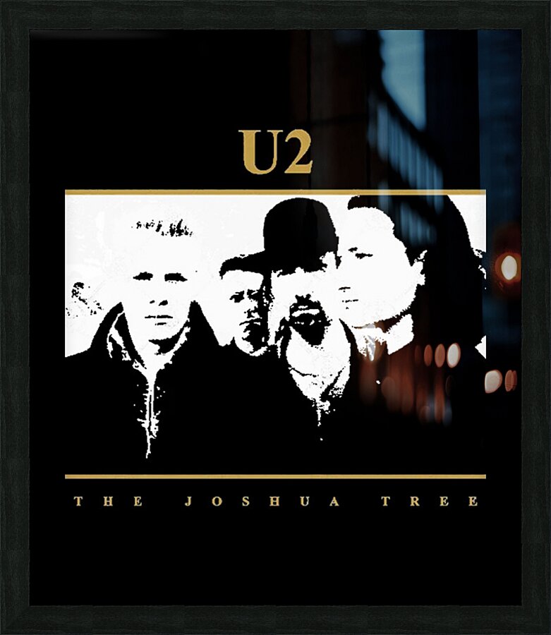 U2 27 Picture Frame print