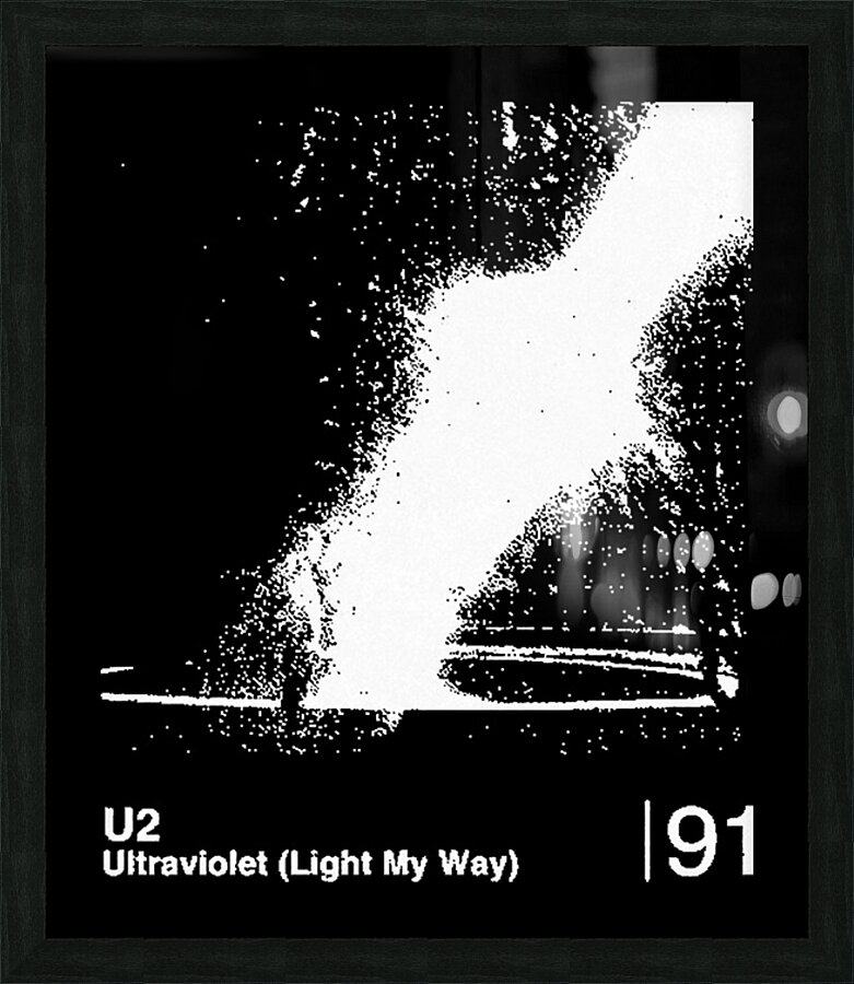 U2 28 Picture Frame print