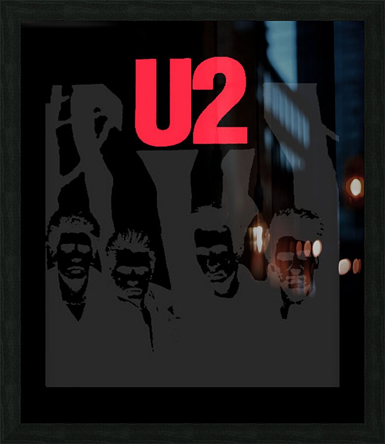 U2 31 Picture Frame print