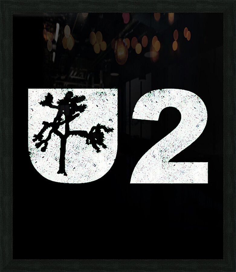 U2 3 Picture Frame print
