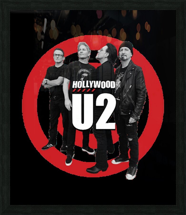 U2 6 Picture Frame print