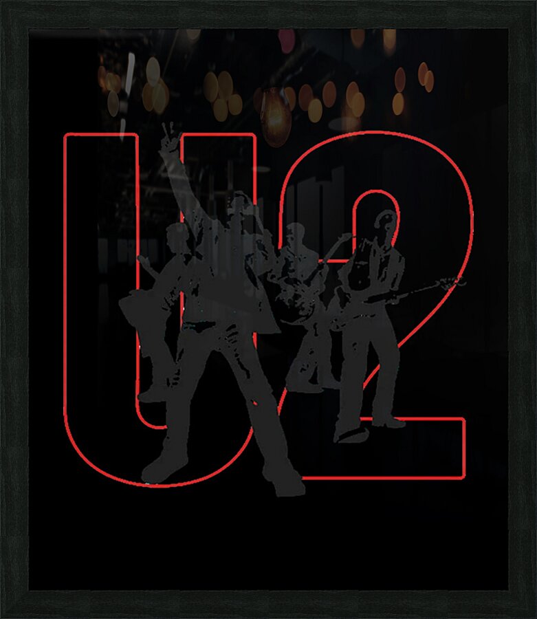 U2 7 Picture Frame print