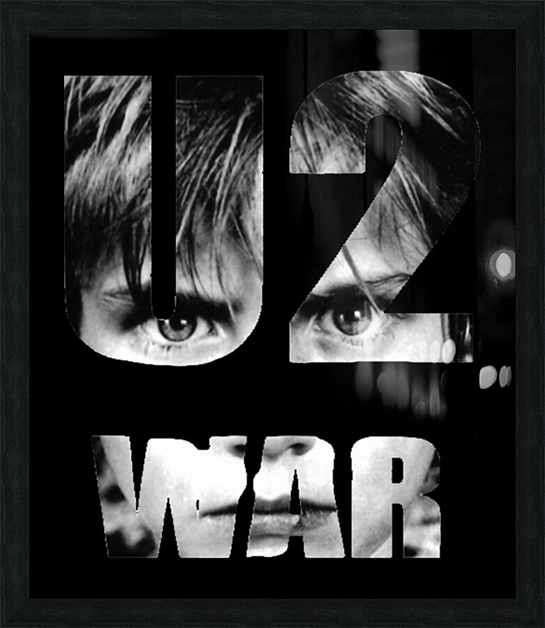 U2 9 Picture Frame print