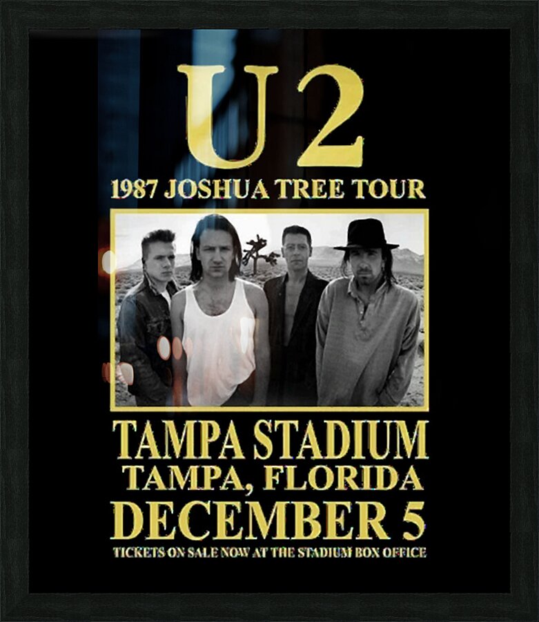 U2 11 Picture Frame print