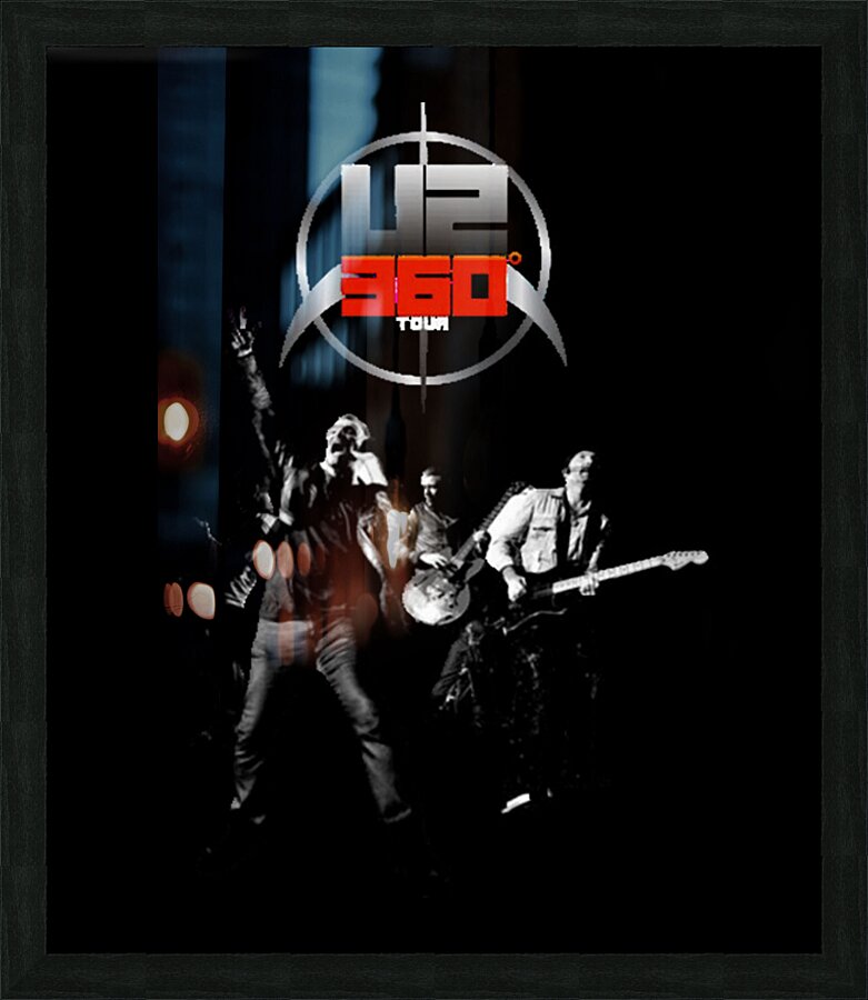 U2 19 Picture Frame print