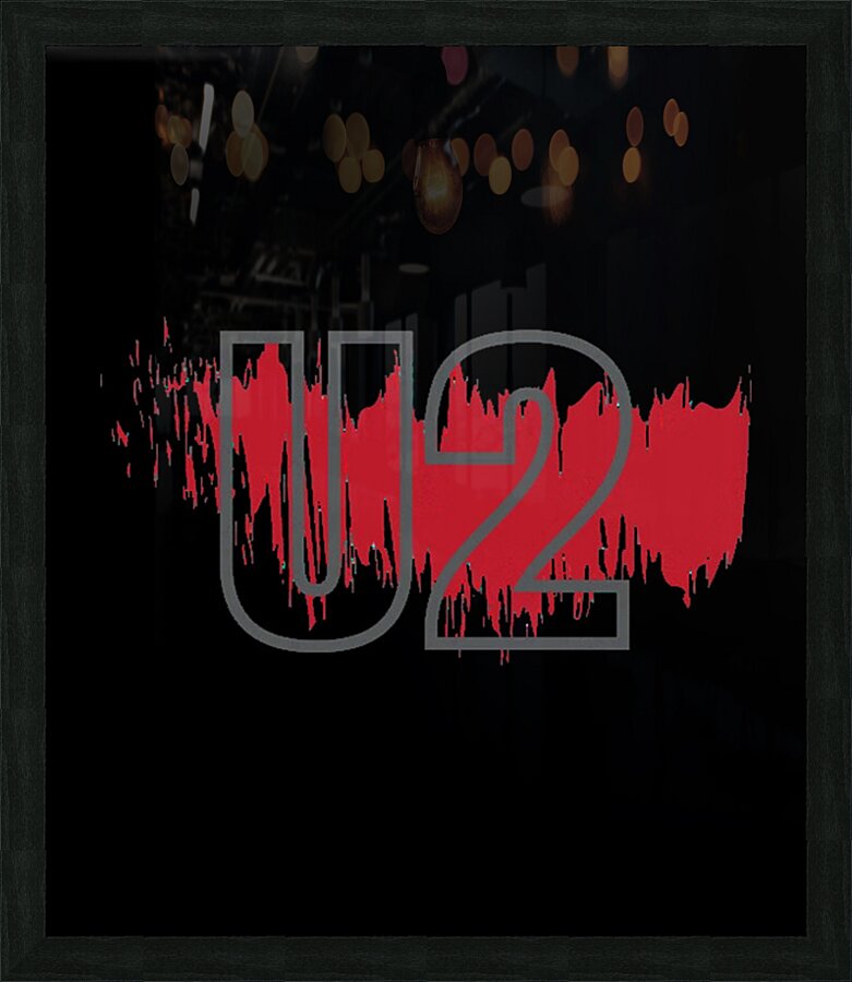 U2 21 Picture Frame print
