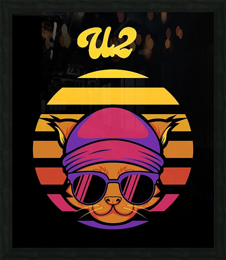 U2 23 Picture Frame print