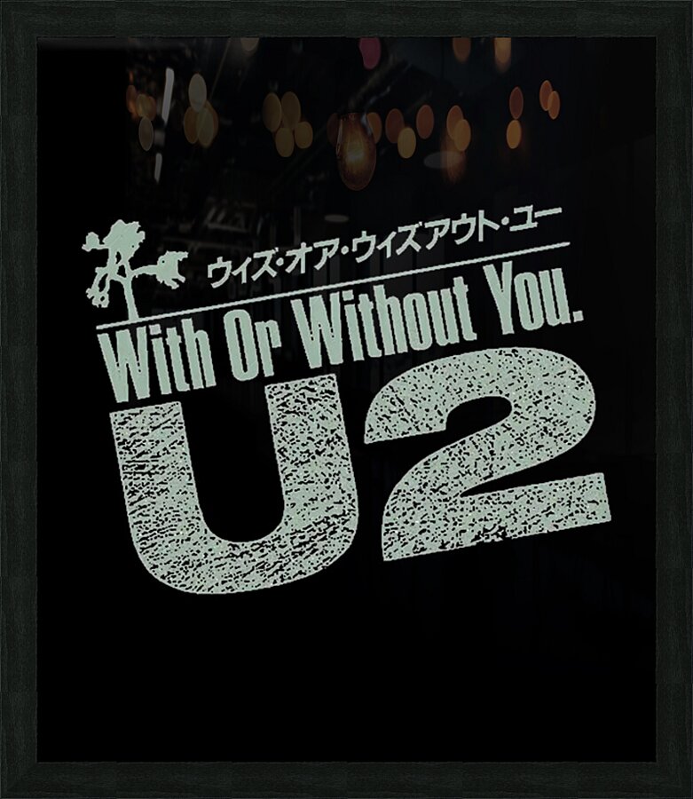 U2 34 Picture Frame print