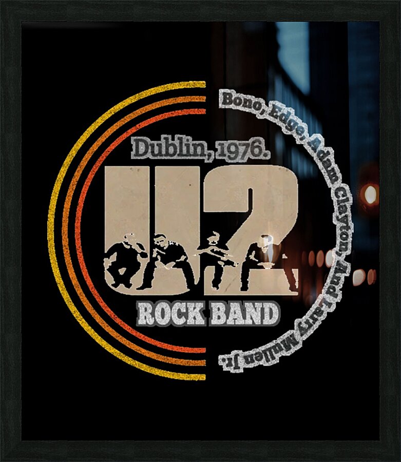 U2 36 Picture Frame print