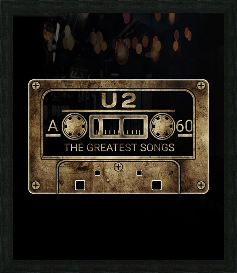 U2 38 Picture Frame print