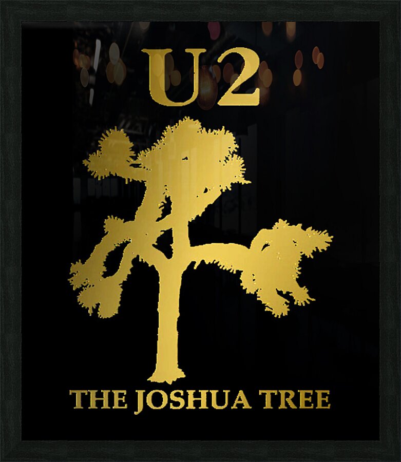 U2 43 Picture Frame print