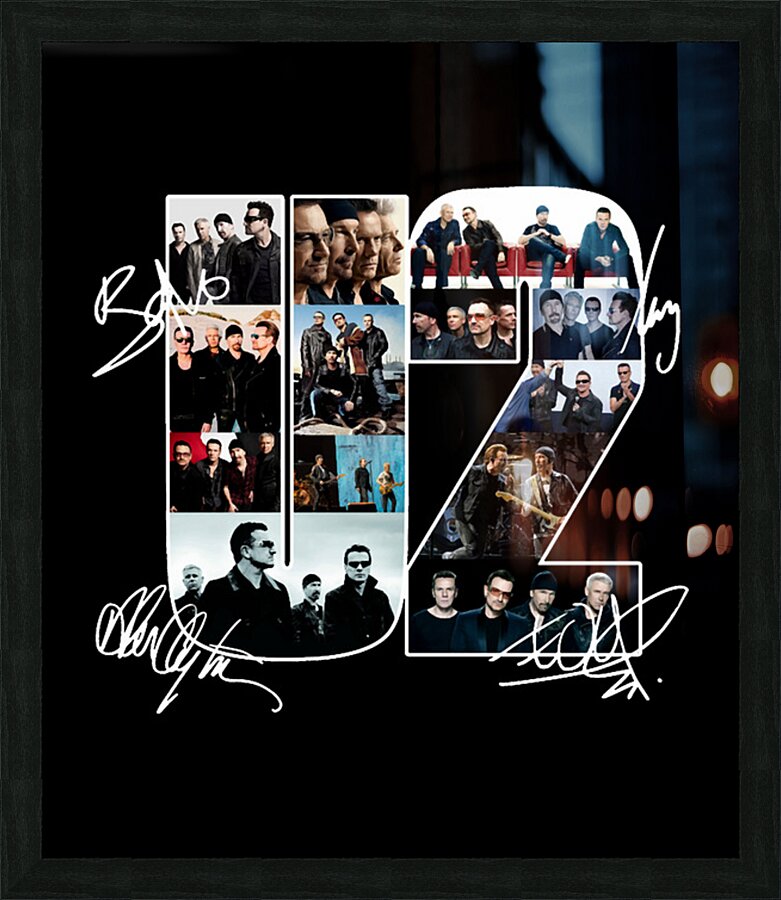 U2 45 Picture Frame print