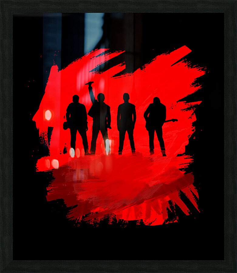 U2 48 Picture Frame print