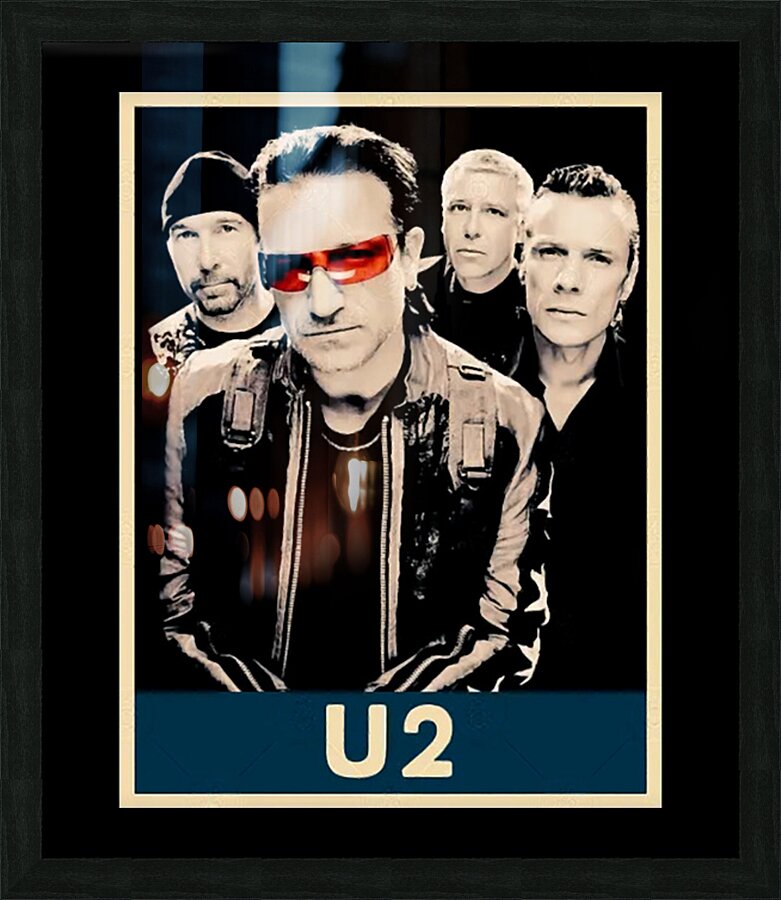 U2 49 Picture Frame print