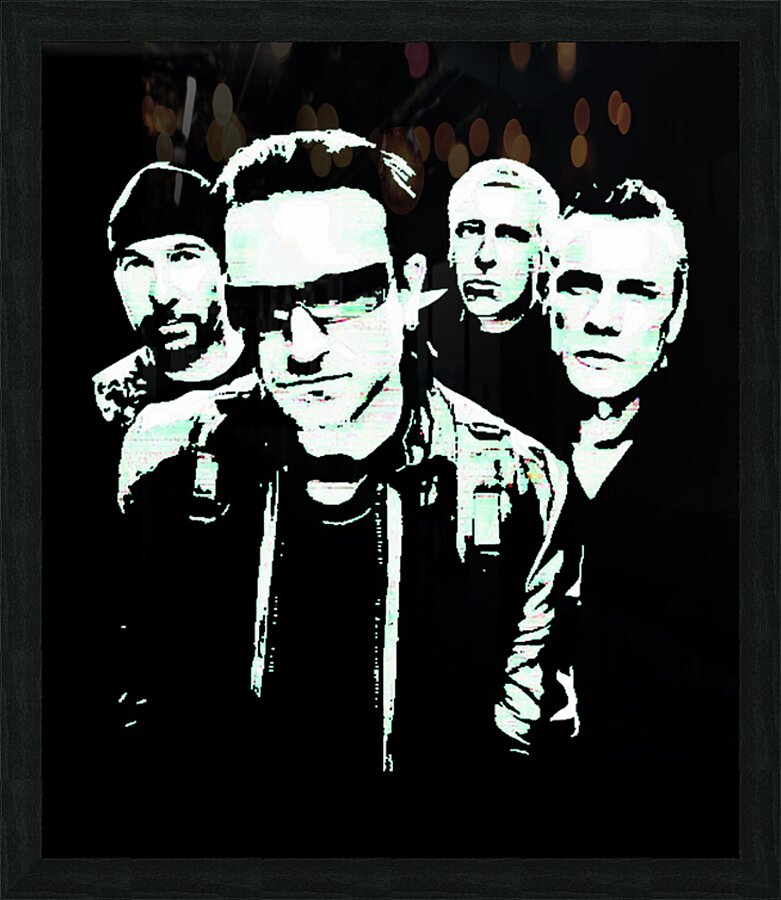 U2 57 Picture Frame print