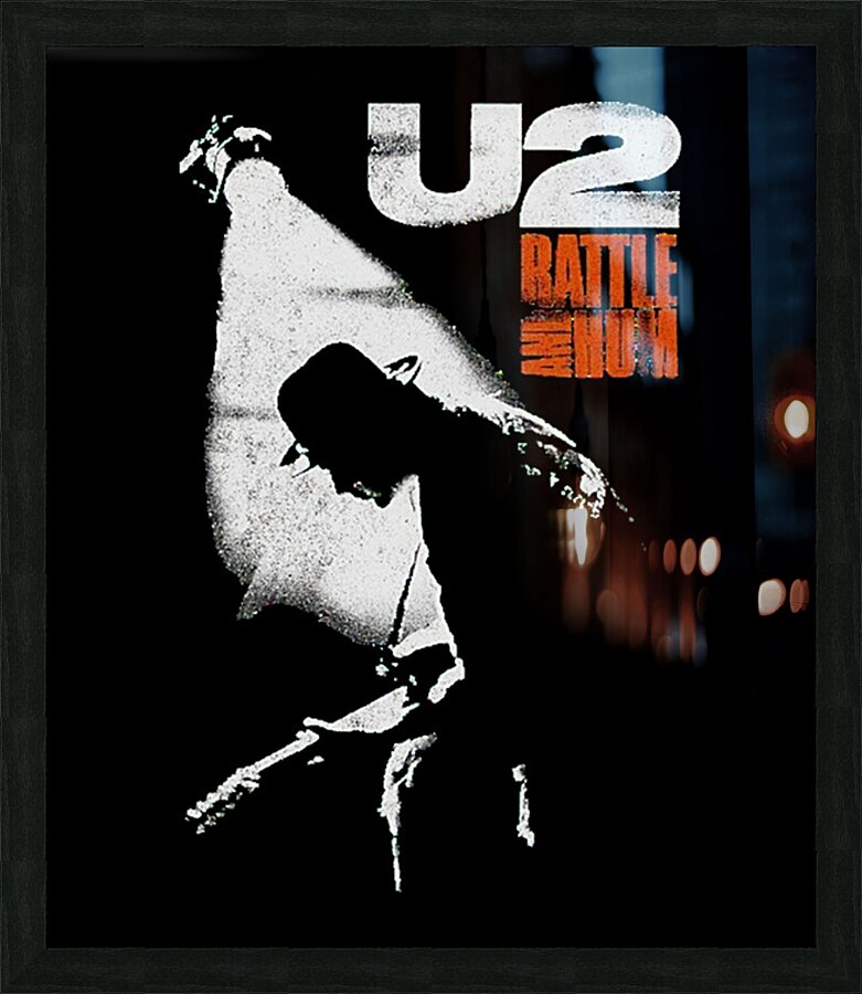 U2 58 Picture Frame print