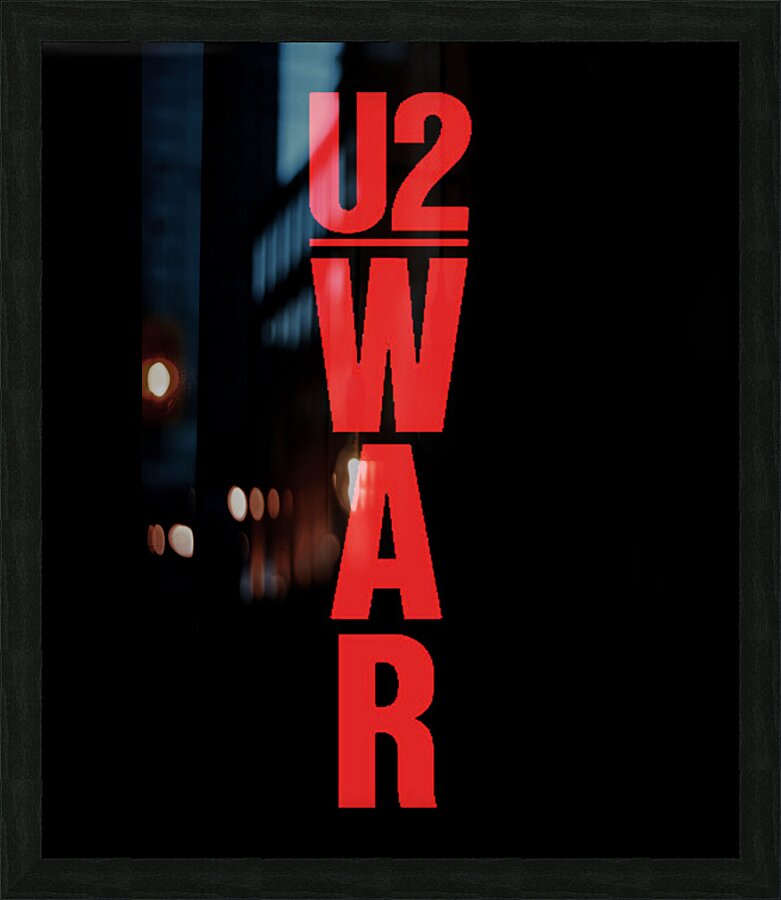 U2 59 Picture Frame print