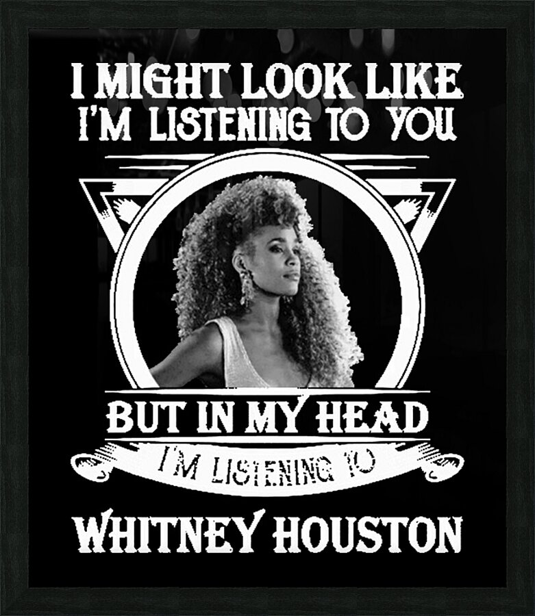 Whitney Houston 12 Picture Frame print