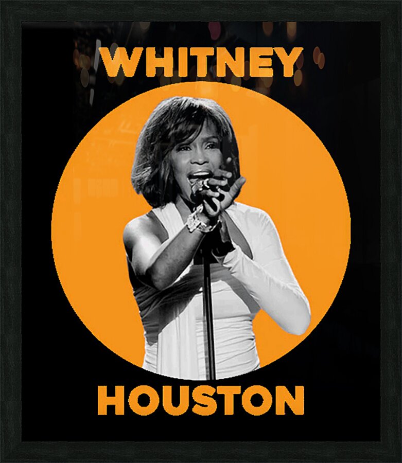 Whitney Houston 13 Picture Frame print