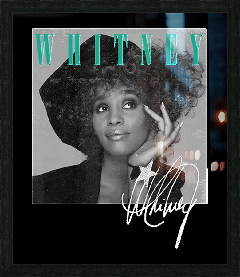 Whitney Houston 16 Picture Frame print
