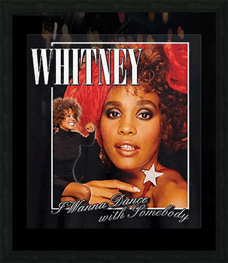 Whitney Houston 21 Picture Frame print
